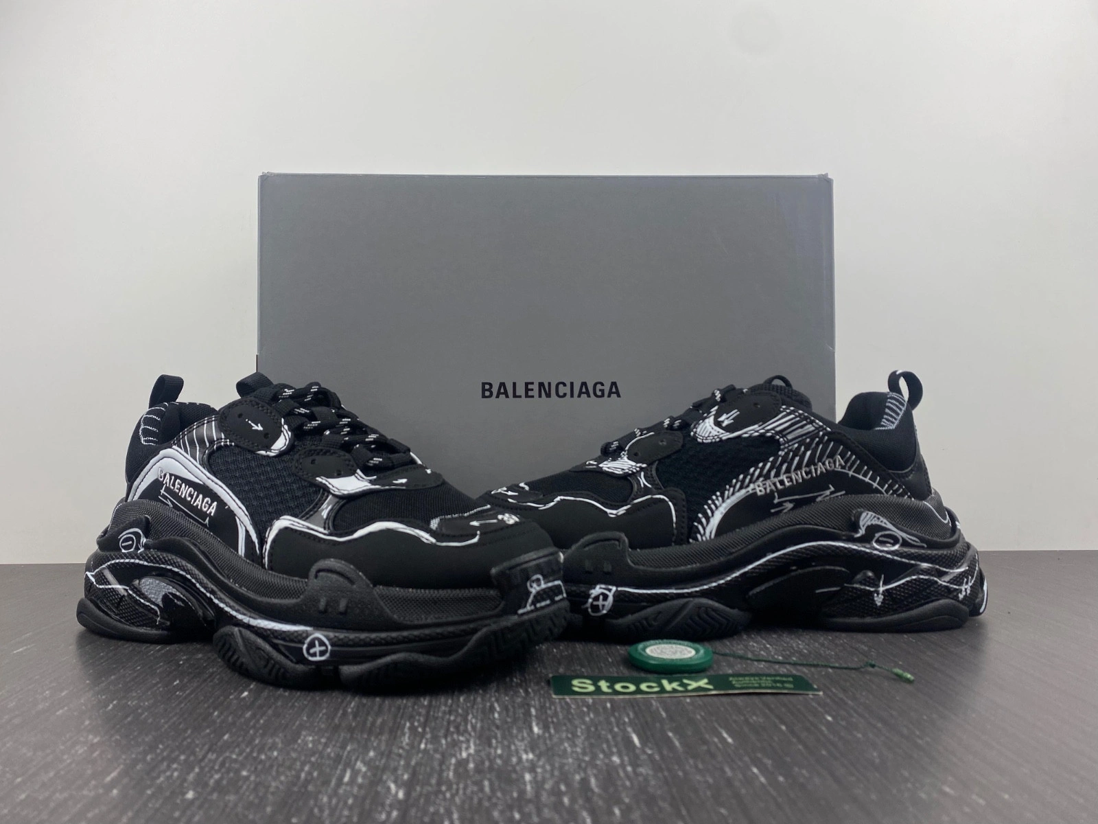 Balenciaga Triple  S SKETCH BLACK