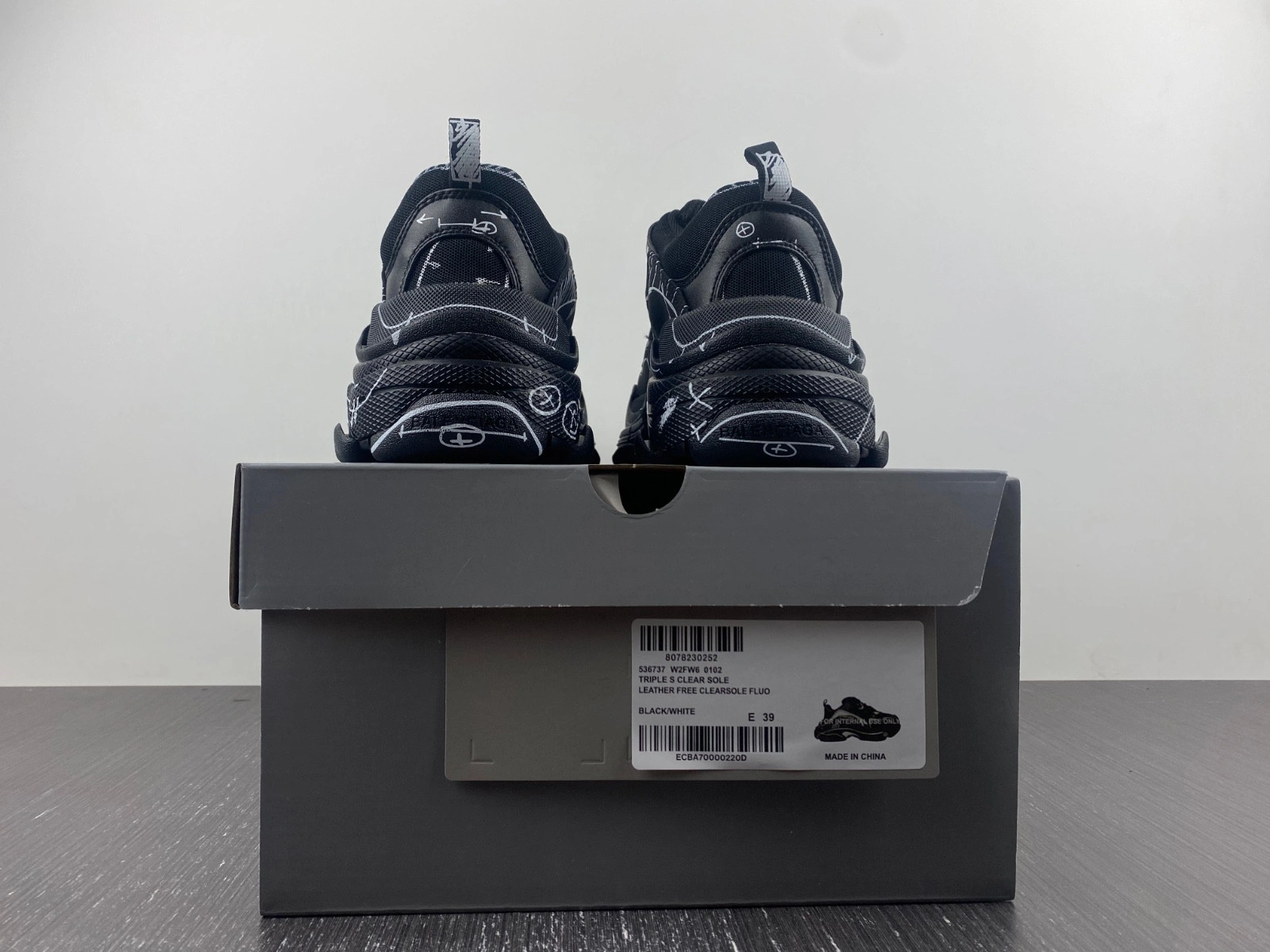 Balenciaga Triple  S SKETCH BLACK