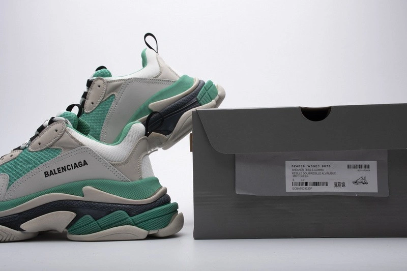 Balenciaga Triple S  MINT GREEN 524039 W09E1 9878