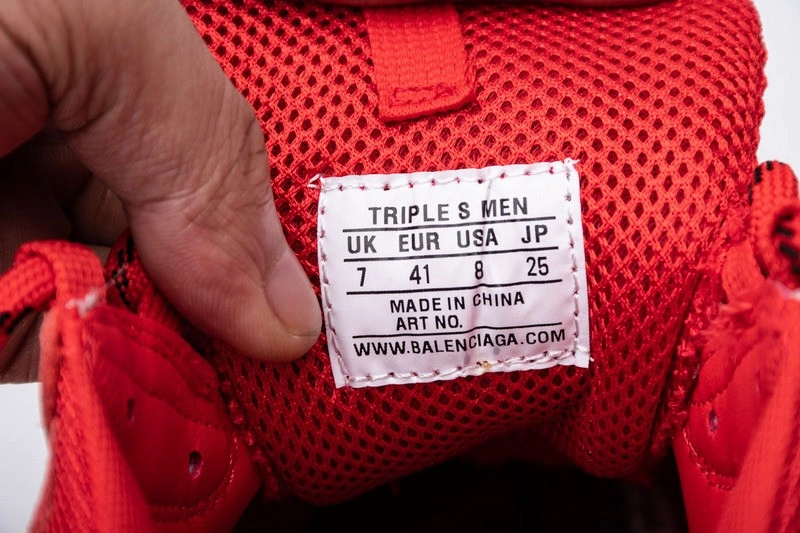 Balenciaga Triple S  Red 490671 W06F1 9000
