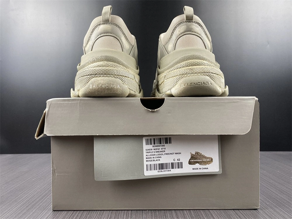 Balenciaga Triple S Cream -colored  Sneaker