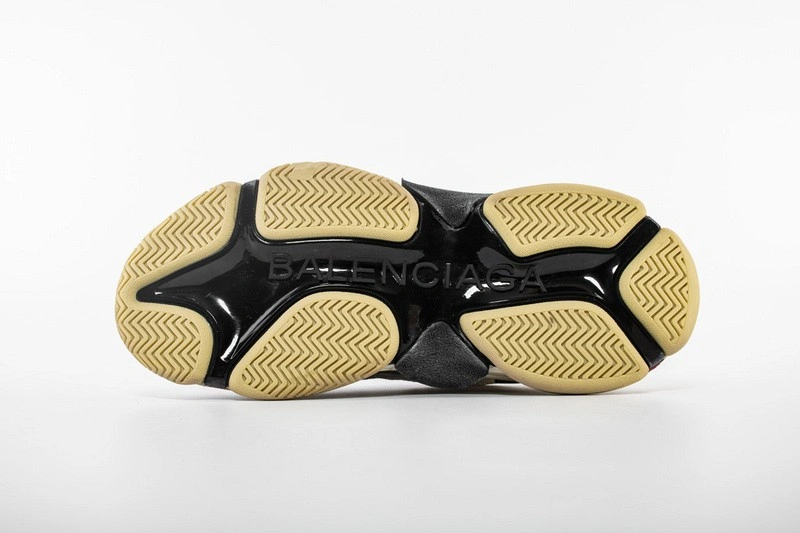 Balenciaga Triple S Cream Yellow Red Women