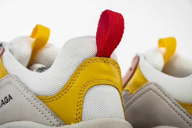Balenciaga Triple S Cream Yellow Red Women
