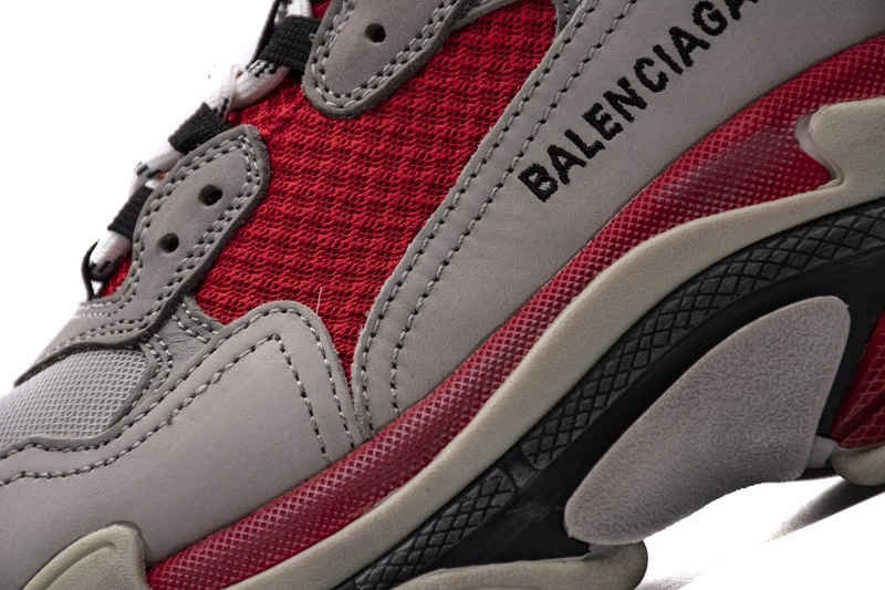 Balenciaga Triple S Grey Red