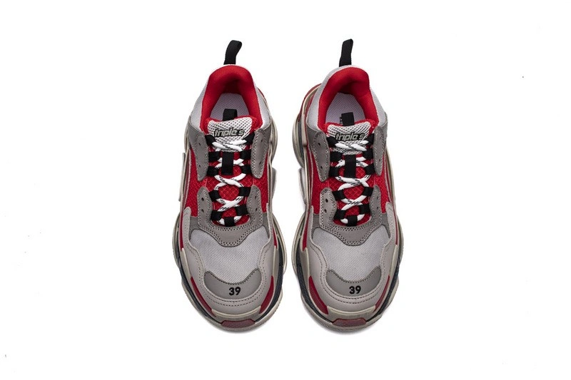 Balenciaga Triple S Grey Red