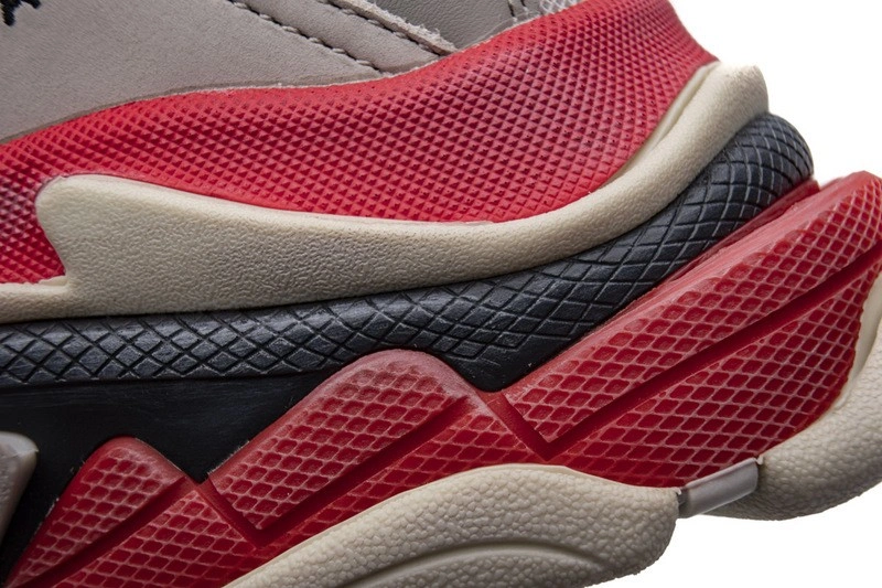 Balenciaga Triple S Grey Red