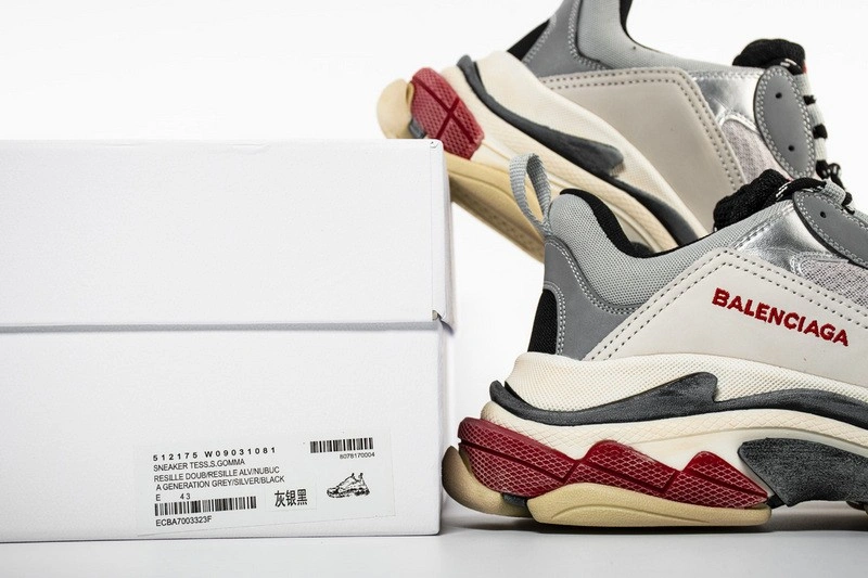 Balenciaga Triple S Grey Sliver Black
