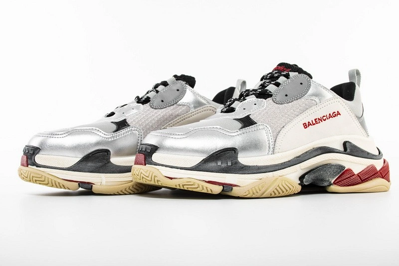 Balenciaga Triple S Grey Sliver Black
