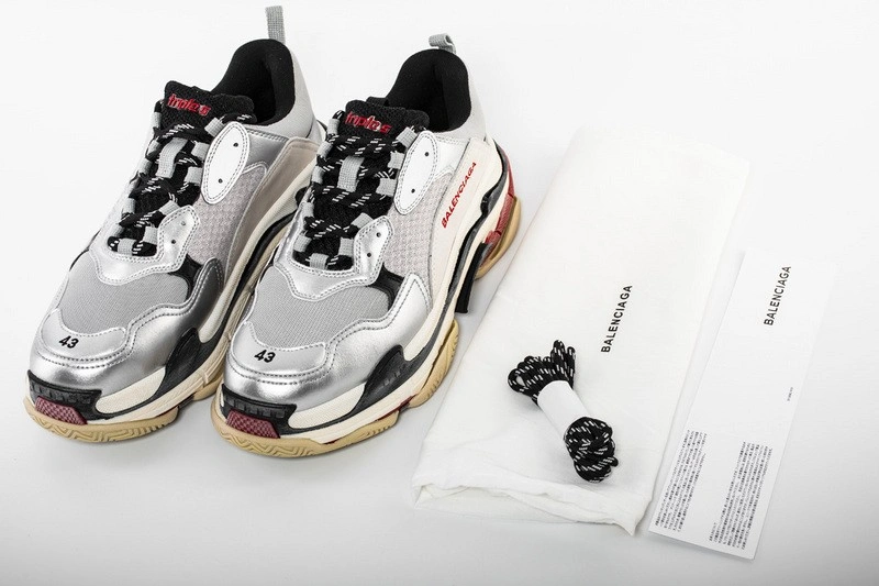 Balenciaga Triple S Grey Sliver Black