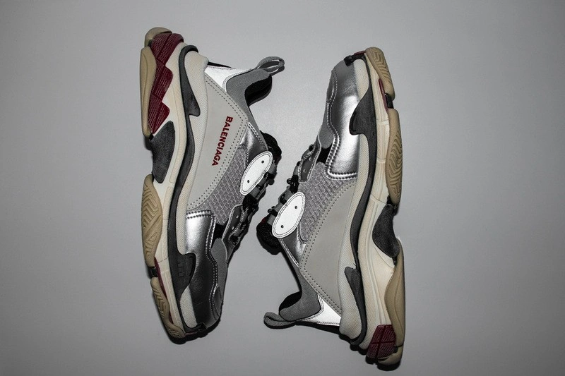 Balenciaga Triple S Grey Sliver Black