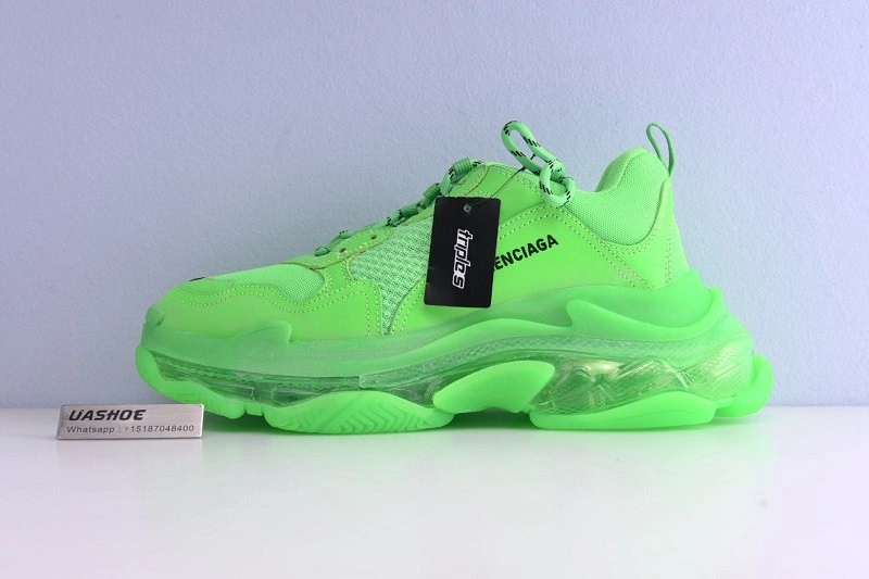 Balenciaga Triple S Neon Green  541624-W09OL-3801