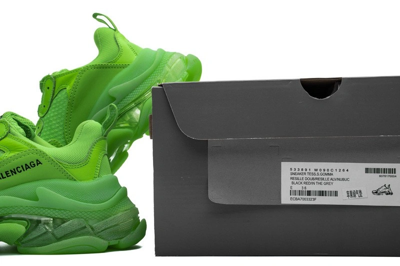 Balenciaga Triple S Neon Green  541624-W09OL-3801