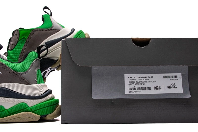 Balenciaga Triple S Neon gry Green