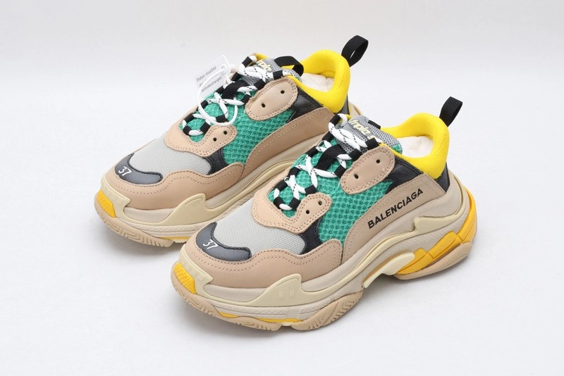 Balenciaga Triple S Neon white Green  yellow