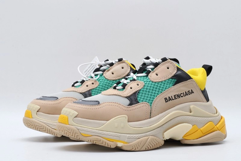 Balenciaga Triple S Neon white Green  yellow