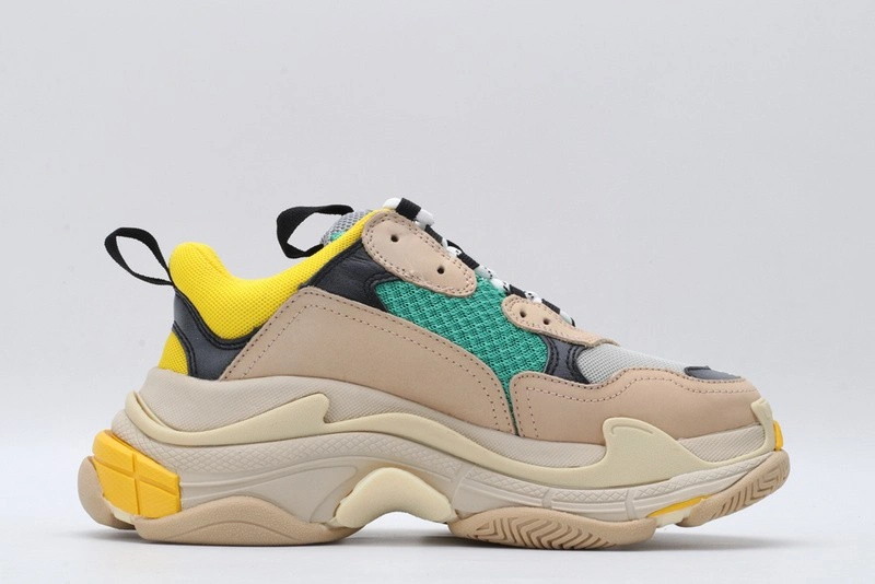 Balenciaga Triple S Neon white Green  yellow