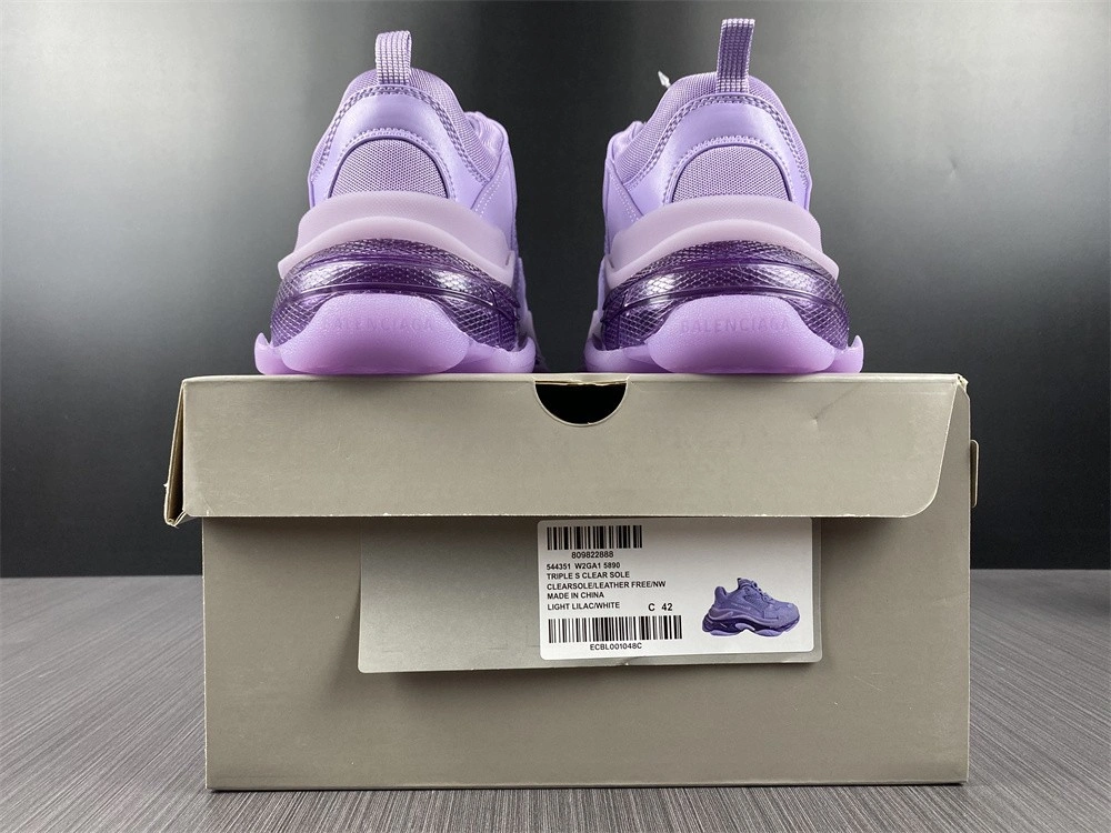 Balenciaga Triple S Purple Sneaker