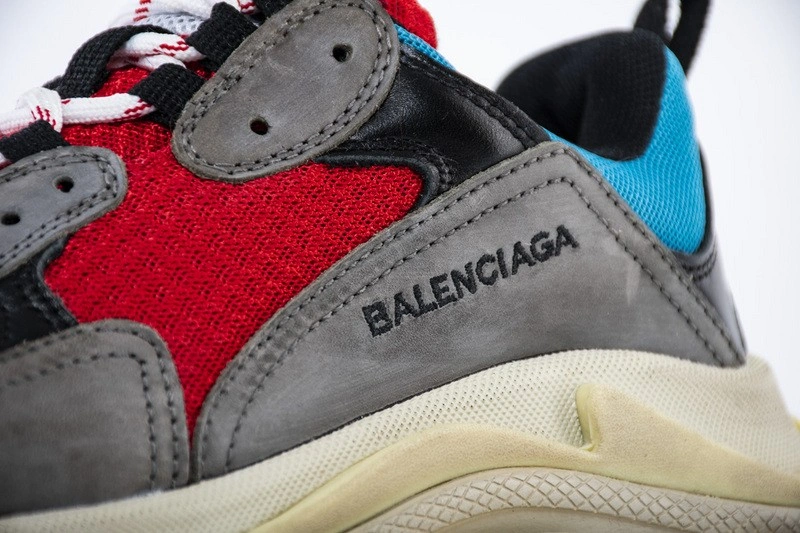 Balenciaga Triple S Trainer Blue Red 2018