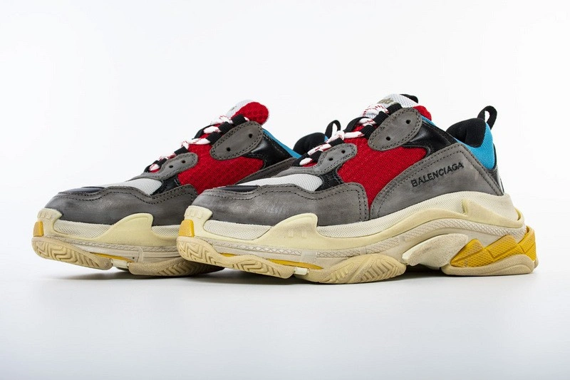 Balenciaga Triple S Trainer Blue Red 2018