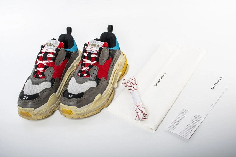 Balenciaga Triple S Trainer Blue Red 2018