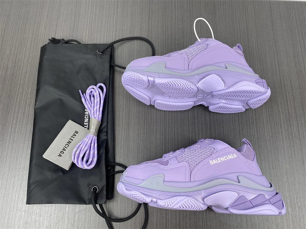 Balenciaga Triple S green Purple  1.0  Sneaker
