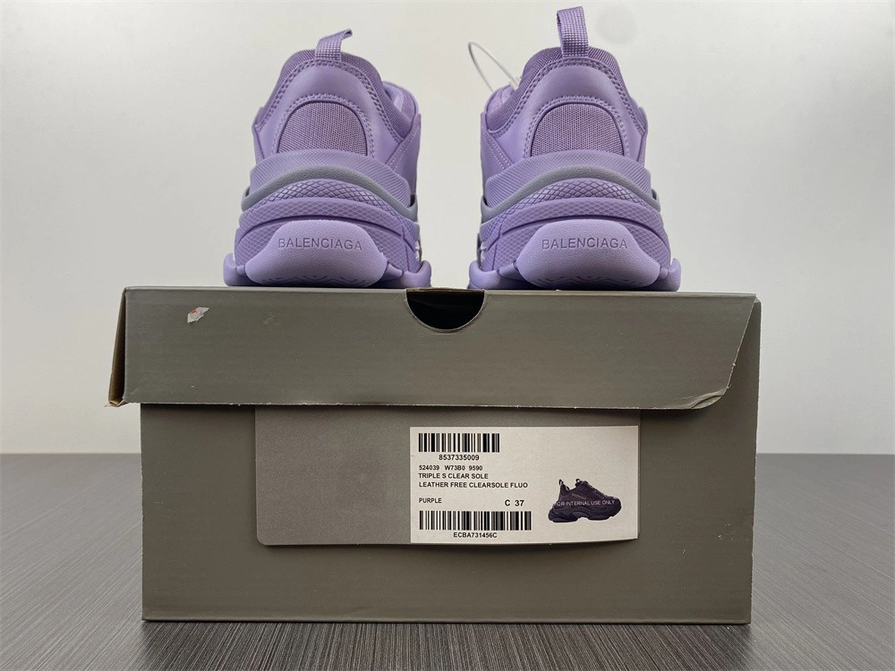 Balenciaga Triple S green Purple  1.0  Sneaker