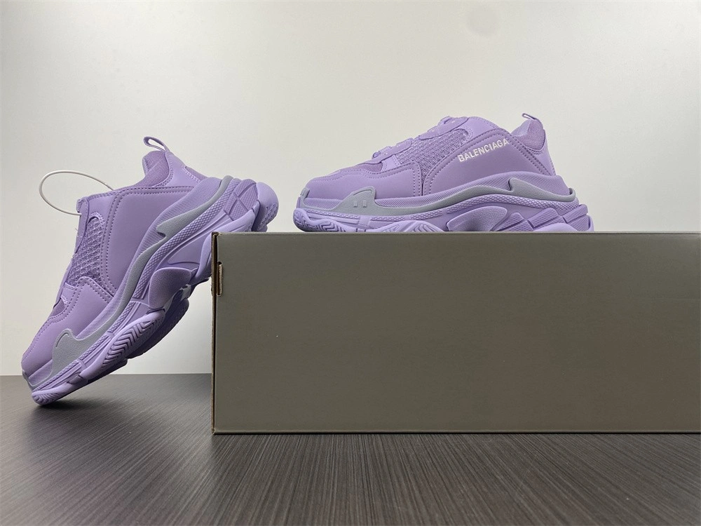 Balenciaga Triple S green Purple  1.0  Sneaker