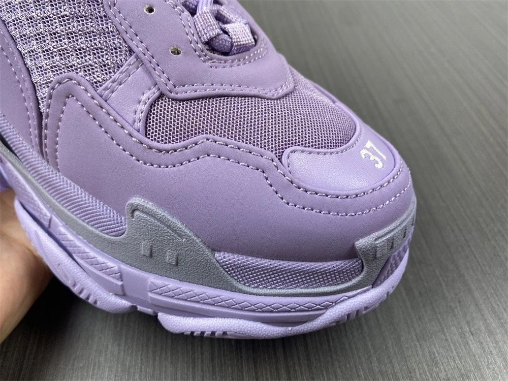 Balenciaga Triple S green Purple  1.0  Sneaker