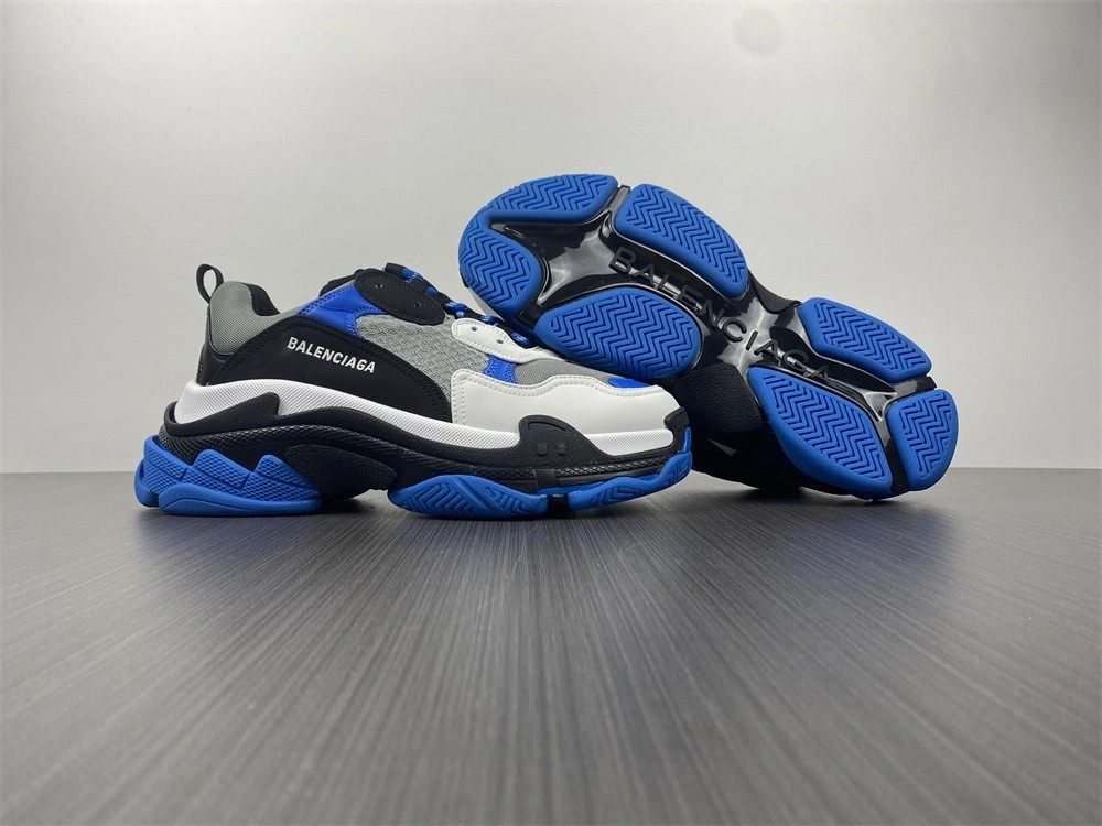Balenciaga Triple S white black blue  1.0  Sneaker