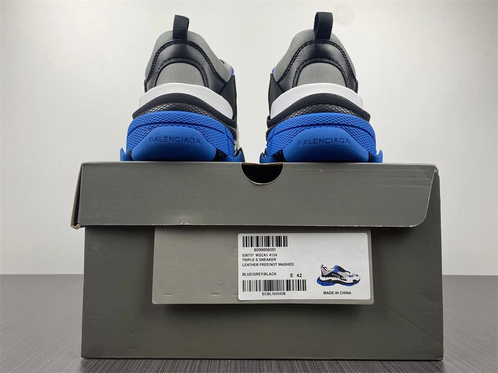 Balenciaga Triple S white black blue  1.0  Sneaker