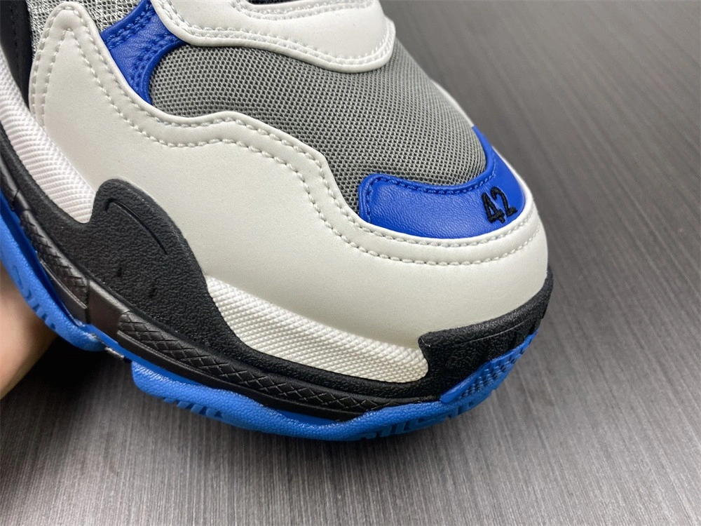 Balenciaga Triple S white black blue  1.0  Sneaker