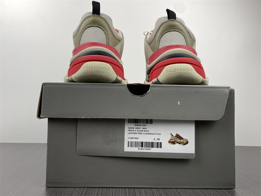 Balenciaga Triple S white red black  1.0  Sneaker