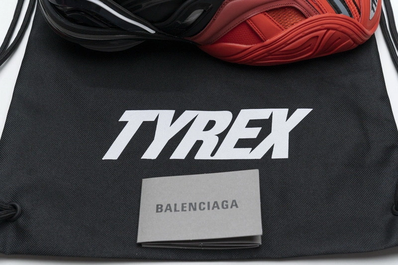 Balenciaga Tyrex Sneaker Black Red  5.0 617535 W2CB1 1060