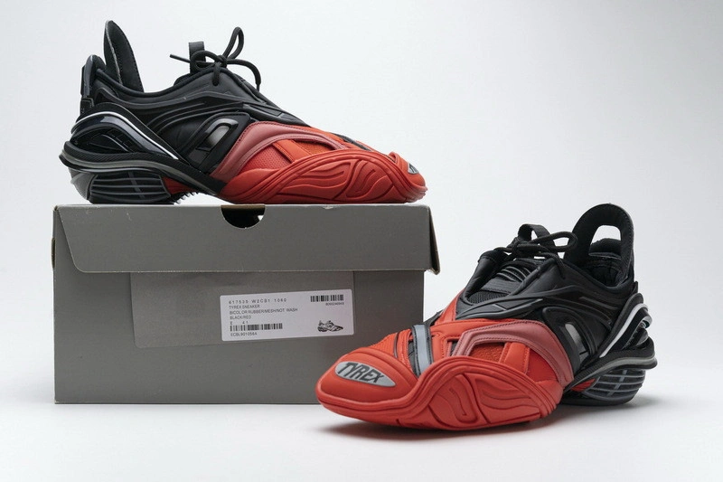 Balenciaga Tyrex Sneaker Black Red  5.0 617535 W2CB1 1060