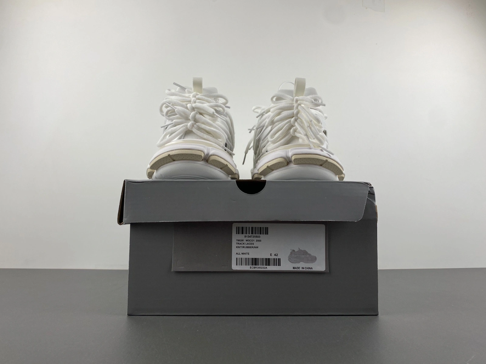 Balenciaga WHITE Sport Shoes 'Track Laces