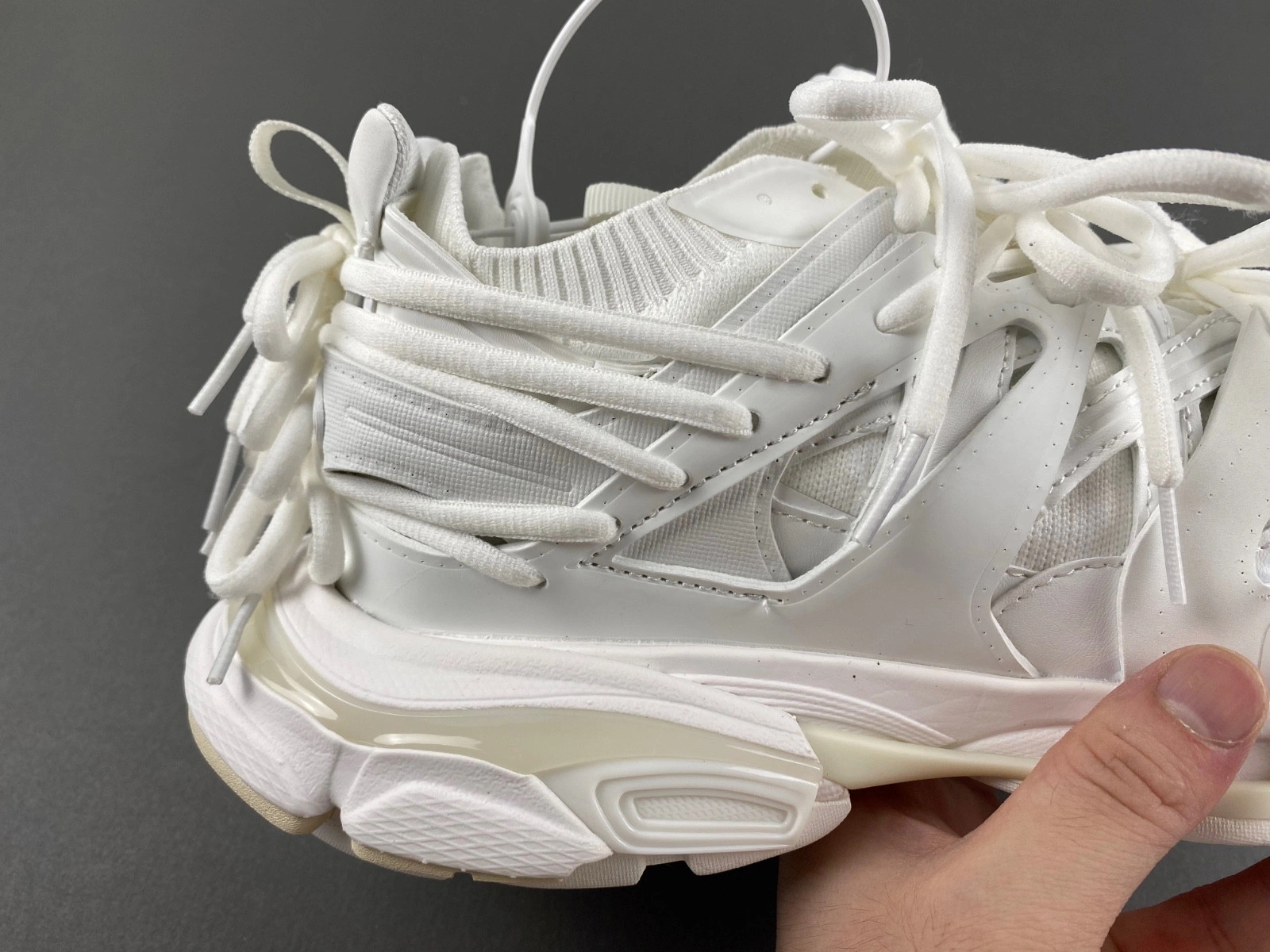 Balenciaga WHITE Sport Shoes 'Track Laces