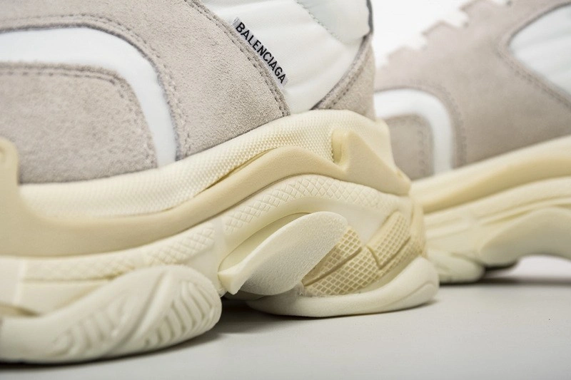 Balenciaga White Triple S Trainers