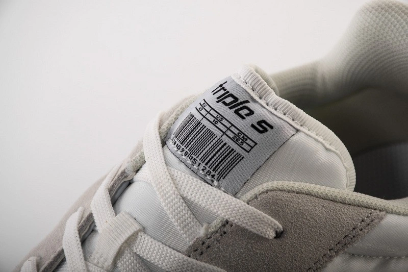 Balenciaga White Triple S Trainers