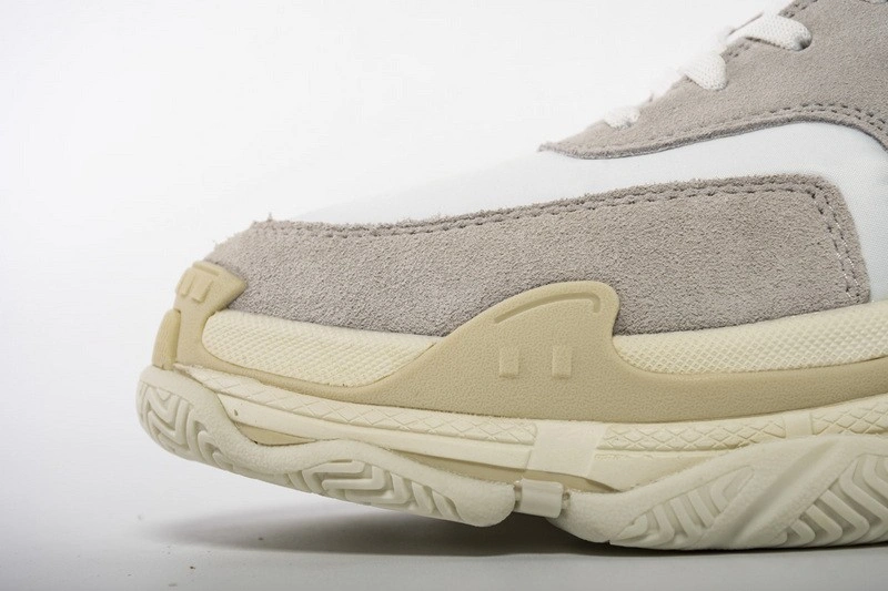Balenciaga White Triple S Trainers