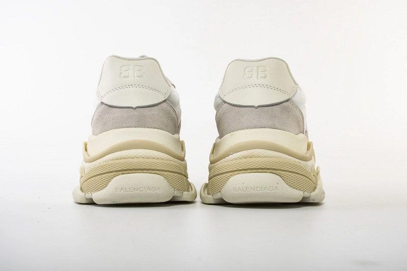 Balenciaga White Triple S Trainers
