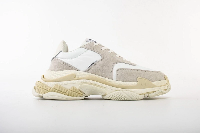 Balenciaga White Triple S Trainers