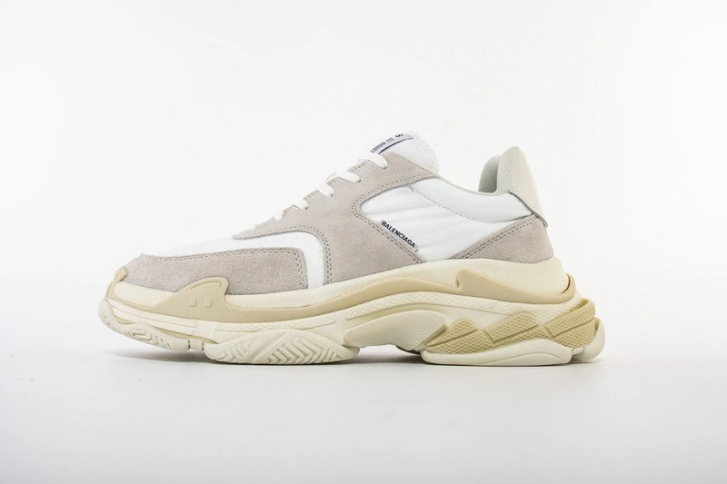 Balenciaga White Triple S Trainers