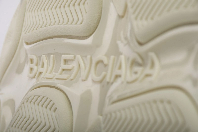 Balenciaga White Triple S Trainers