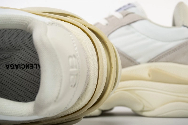 Balenciaga White Triple S Trainers
