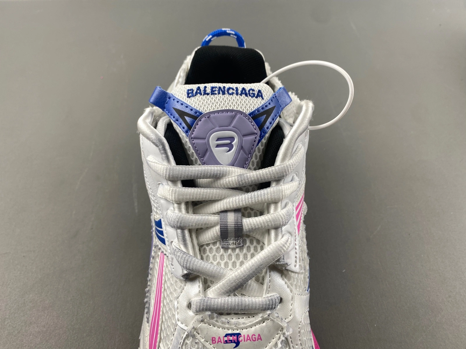 Balenciaga Wmns Runner Sneaker 'Worn-Out - White Lilac Neon Pink'