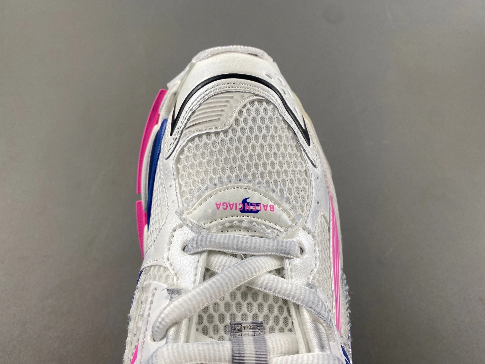 Balenciaga Wmns Runner Sneaker 'Worn-Out - White Lilac Neon Pink'