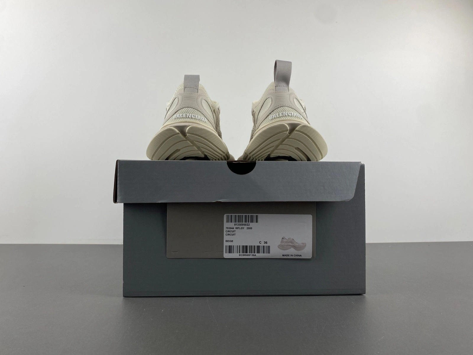 Balenciaga Women's' Circuit Sneakers in White