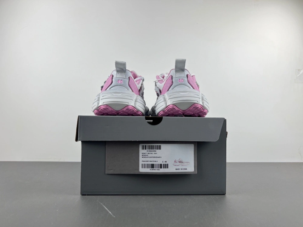 Balenciaga Women's Monday Shoe in Pink grey white black