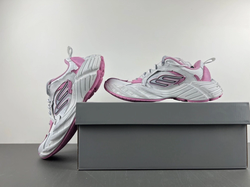 Balenciaga Women's Monday Shoe in Pink grey white black