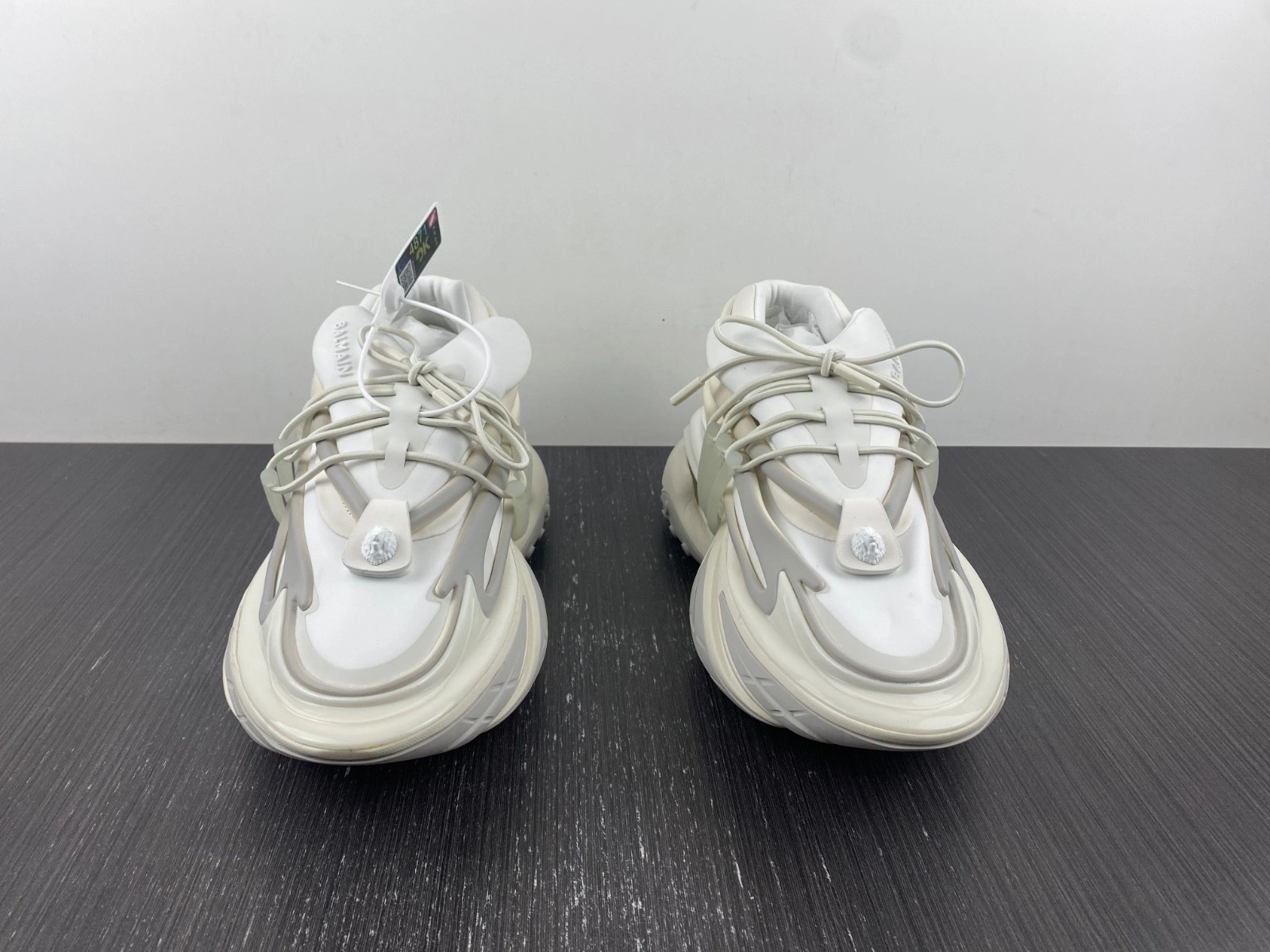 Balmain Neoprene and leather Unicorn low-top sneakers AM1VJ309